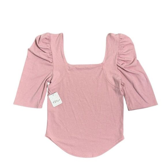 Free People We The Free Night Lily Top Pale Mauve‎ Women’s Size Small NWT - Picture 3 of 8